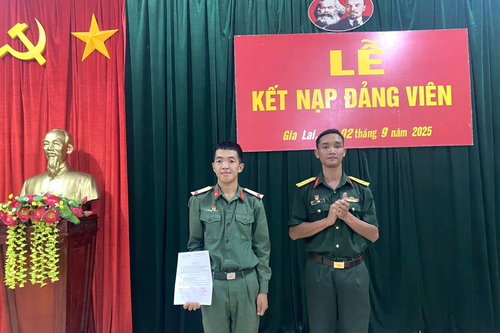 Đảng bộ Lữ đoàn 572 (Quân khu 5) chú trọng làm tốt công tác phát triển Đảng