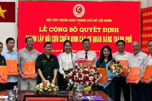 Đại hội đại biểu Hội Cựu chiến binh các cơ quan Đảng TPHCM lần thứ I: Phát huy truyền thống 'Bộ đội Cụ Hồ'