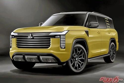 Mitsubishi Pajero thế hệ mới lộ thiết kế cực ngầu, dân chơi SUV háo hức