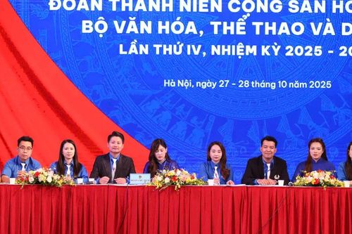 200 đại biểu dự Đại hội Đoàn TNCS Hồ Chí Minh Bộ Văn hóa, Thể thao và Du lịch lần thứ IV