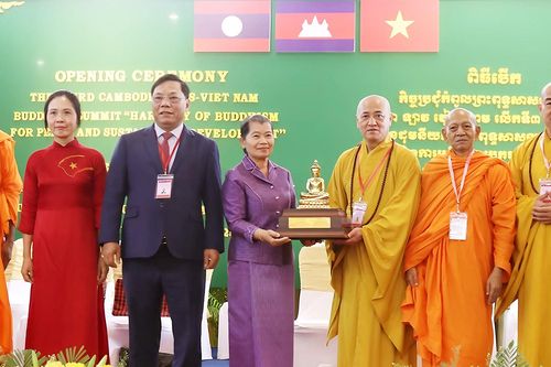 Việt Nam - Lào - Campuchia tăng cường hợp tác, lan tỏa giá trị tốt đẹp của Phật giáo