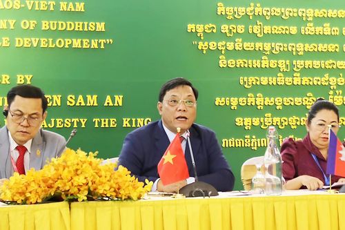 Phát biểu của Thứ trưởng Nguyễn Hải Trung tại Hội nghị Thượng đỉnh Phật giáo Việt Nam - Lào - Campuchia