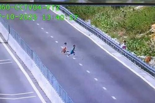 Ngăn chặn 3 thiếu niên vào trong đường cao tốc chặn xe, ném đá 'cho vui'