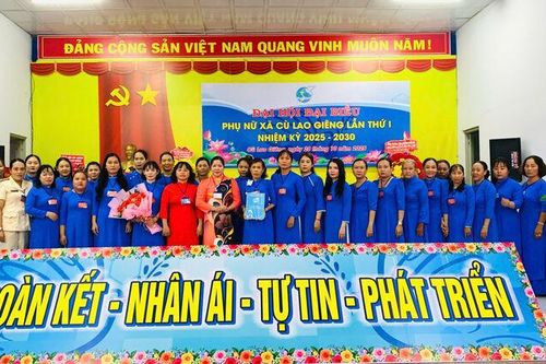 Hội Liên hiệp Phụ nữ xã Cù Lao Giêng thực hiện đạt và vượt 8 chỉ tiêu