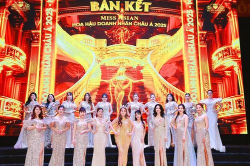 18 thí sinh tỏa sáng trong đêm bán kết Hoa hậu Doanh nhân Châu Á 2025