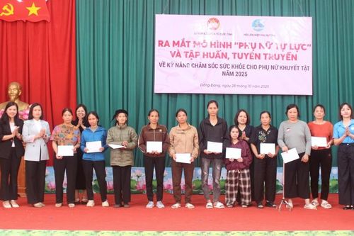 Ra mắt mô hình 'Phụ nữ tự lực' xã Đồng Đăng