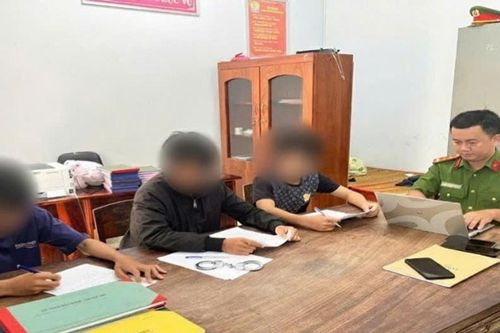 Công an Hàm Thắng ngăn chặn nhóm học sinh 'xin đểu' tại trường học