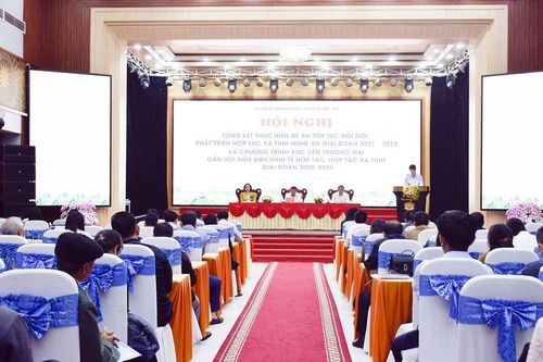 Nghệ An tổng kết 5 năm thực hiện Đề án đổi mới, phát triển Hợp tác xã giai đoạn 2021 - 2025
