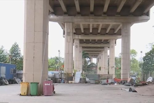 Đảm bảo an ninh trật tự gầm cầu Thăng Long