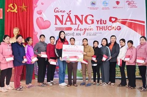 Hội Phụ nữ tỉnh Nghệ An tổ chức Chương trình 'Giao nắng, chuyển yêu thương'