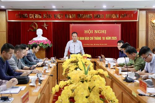 Hội nghị giao ban báo chí tháng 10/2025