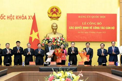 Đảng ủy Quốc hội công bố quyết định về công tác cán bộ