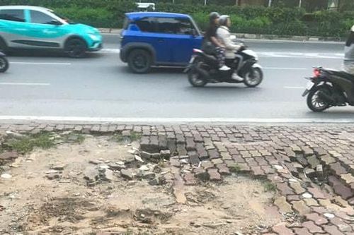 Nguy hiểm rình rập từ những hố sụt lún