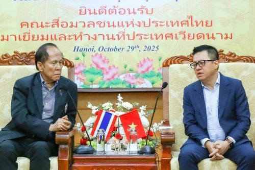 Tăng cường hợp tác giữa Hội Nhà báo Việt Nam và Liên đoàn Nhà báo Thái Lan