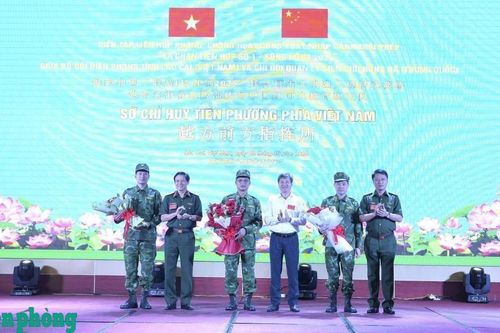 Lực lượng quản lý, bảo vệ biên giới Việt Nam - Trung Quốc diễn tập liên hợp 'Lá chắn liên hợp số 1 - Sông Hồng 2025'