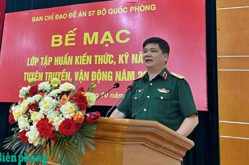 Bế mạc lớp tập huấn kiến thức, kỹ năng tuyên truyền, vận động năm 2025