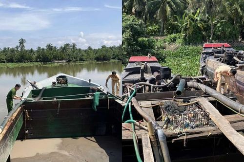 Tạm giữ 3 phương tiện vận chuyển khoáng sản không hóa đơn, nguồn gốc