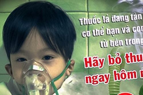 Mỗi làn khói thuốc – một vết thương lên lá phổi trẻ thơ