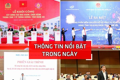 Nghệ An: Thông tin nổi bật ngày 29/10