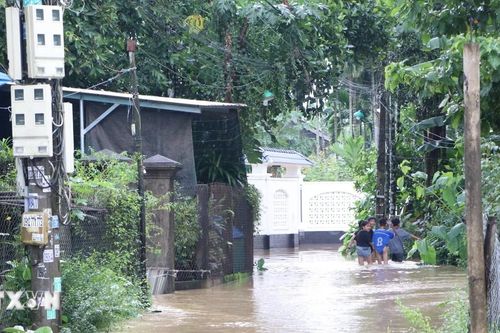 Quảng Ngãi: Một người dân mất tích do bị nước lũ cuốn trôi