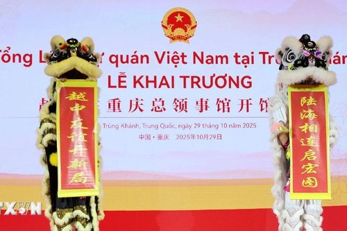Khai trương Tổng Lãnh sự quán Việt Nam tại Trùng Khánh
