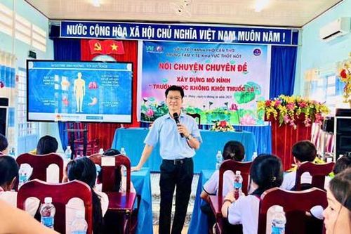 Cần Thơ tích cực tuyên truyền về tác hại của thuốc lá tại trường học và nơi cộng đồng