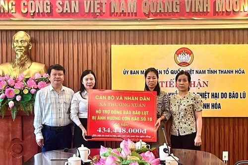 Các doanh nghiệp, đơn vị ủng hộ khắc phục hậu quả mưa lũ