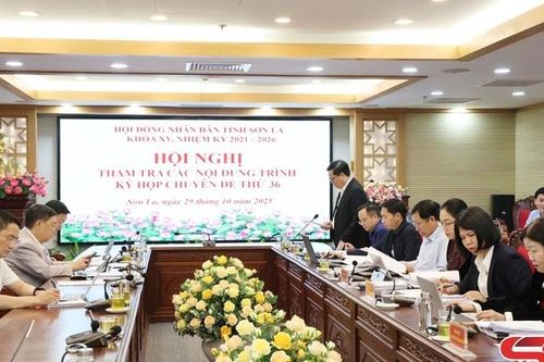 Thẩm tra các nội dung trình Kỳ họp chuyên đề lần thứ 36