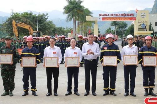 Diễn tập phương án chữa cháy, cứu nạn, cứu hộ cấp tỉnh thành công, đúng kế hoạch