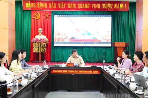 Gấp rút hoàn tất công tác tuyên truyền, khánh tiết phục vụ Đại hội đại biểu MTTQ Việt Nam tỉnh