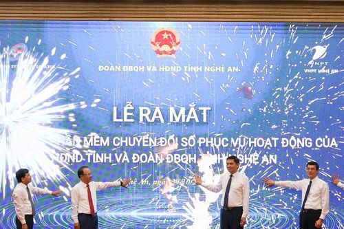 Nghệ An: Ra mắt hệ thống phần mềm chuyển đổi số phục vụ hoạt động của HĐND và Đoàn ĐBQH tỉnh