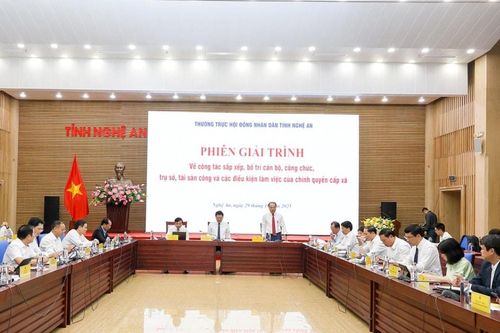 Nghệ An: Tăng cường hiệu quả vận hành chính quyền địa phương hai cấp