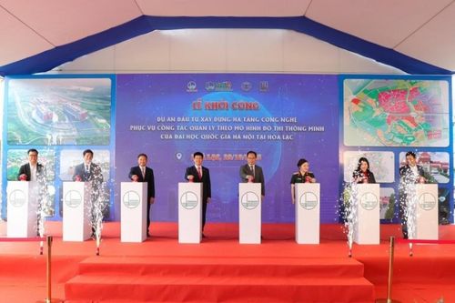 Khởi công dự án hạ tầng công nghệ cho đô thị thông minh tại Hòa Lạc