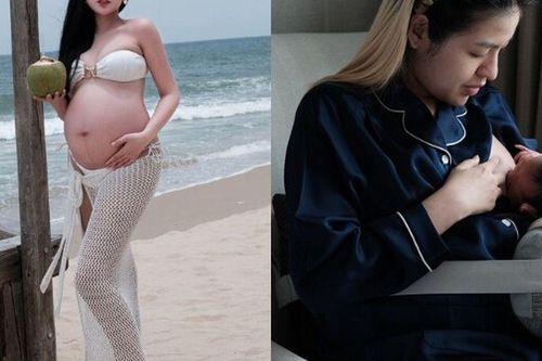 'Hot girl trứng rán' sinh con cho chồng đại gia, được tặng sổ đỏ, cảnh cho con bú ai nhìn cũng thấy thương