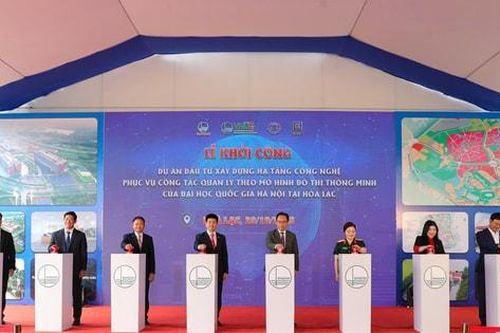 Khởi công dự án hạ tầng công nghệ đô thị thông minh tại Hòa Lạc