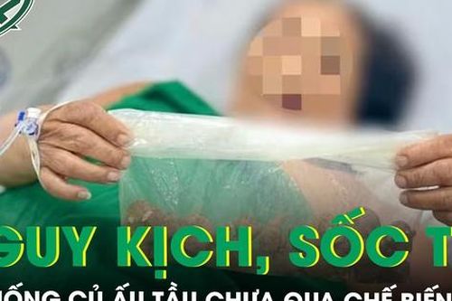 Nguy kịch, sốc tim do uống củ ấu tầu chưa qua chế biến