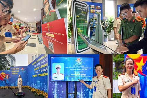 Dấu ấn công nghệ tại ngày hội lớn của Thanh niên Công an Thủ đô