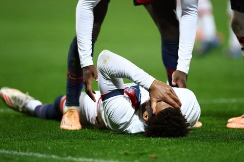 PSG lo sốt vó vì chấn thương của Doue