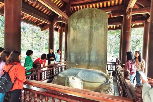 Tu sửa khẩn cấp Nhà bia Vĩnh Lăng hơn 1,6 tỉ đồng
