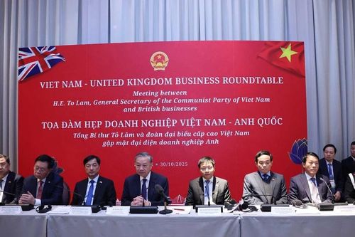 Tổng Bí thư Tô Lâm dự Tọa đàm doanh nghiệp Việt Nam-Anh