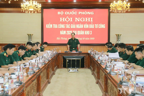 Thượng tướng Vũ Hải Sản: Quân khu 3 đẩy nhanh tiến độ giải ngân vốn đầu tư công