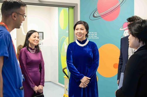 Phu nhân Tổng Bí thư Tô Lâm thăm Bệnh viện Nhi Evelina London