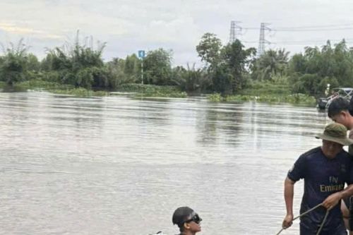 Tìm người đàn ông mất tích sau va chạm ca nô trên sông Vàm Cỏ Đông