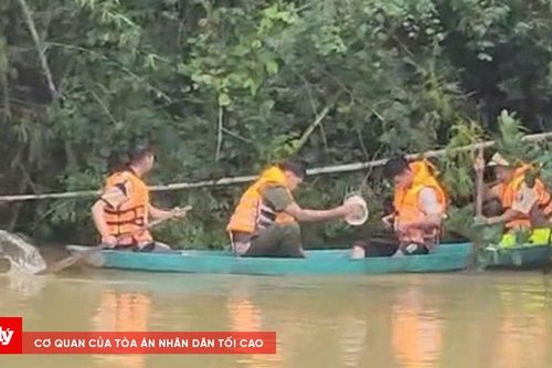 Kịp thời cứu người đàn ông bị lật ghe giữa dòng nước xiết
