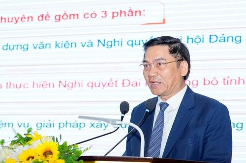 Phó Bí thư Thường trực Tỉnh ủy Nghệ An Hoàng Nghĩa Hiếu: Đảng giữ vai trò lãnh đạo toàn diện, định hướng tư duy và chiến lược phát triển
