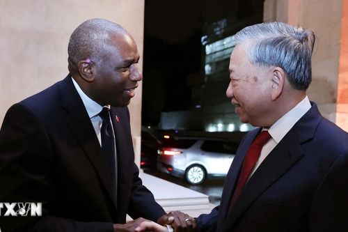 Tổng Bí thư Tô Lâm gặp Phó Thủ tướng Anh David Lammy