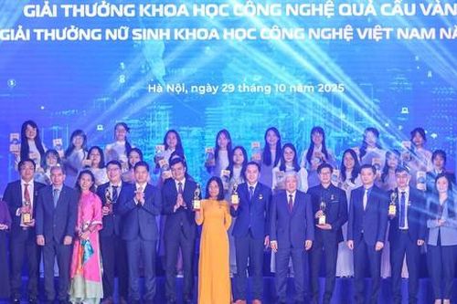 Trao Giải thưởng Quả Cầu Vàng và vinh danh 20 nữ sinh Khoa học công nghệ Việt Nam năm 2025