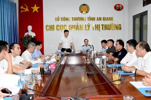 Văn phòng Thường trực Ban Chỉ đạo 389 quốc gia làm việc tại An Giang