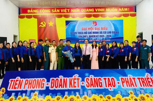 Đồng chí Nguyễn Thế Vinh giữ chức Bí thư Đoàn xã Cù Lao Giêng