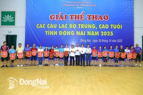 Sôi nổi Giải Thể thao các Câu lạc bộ trung, cao tuổi tỉnh Đồng Nai
